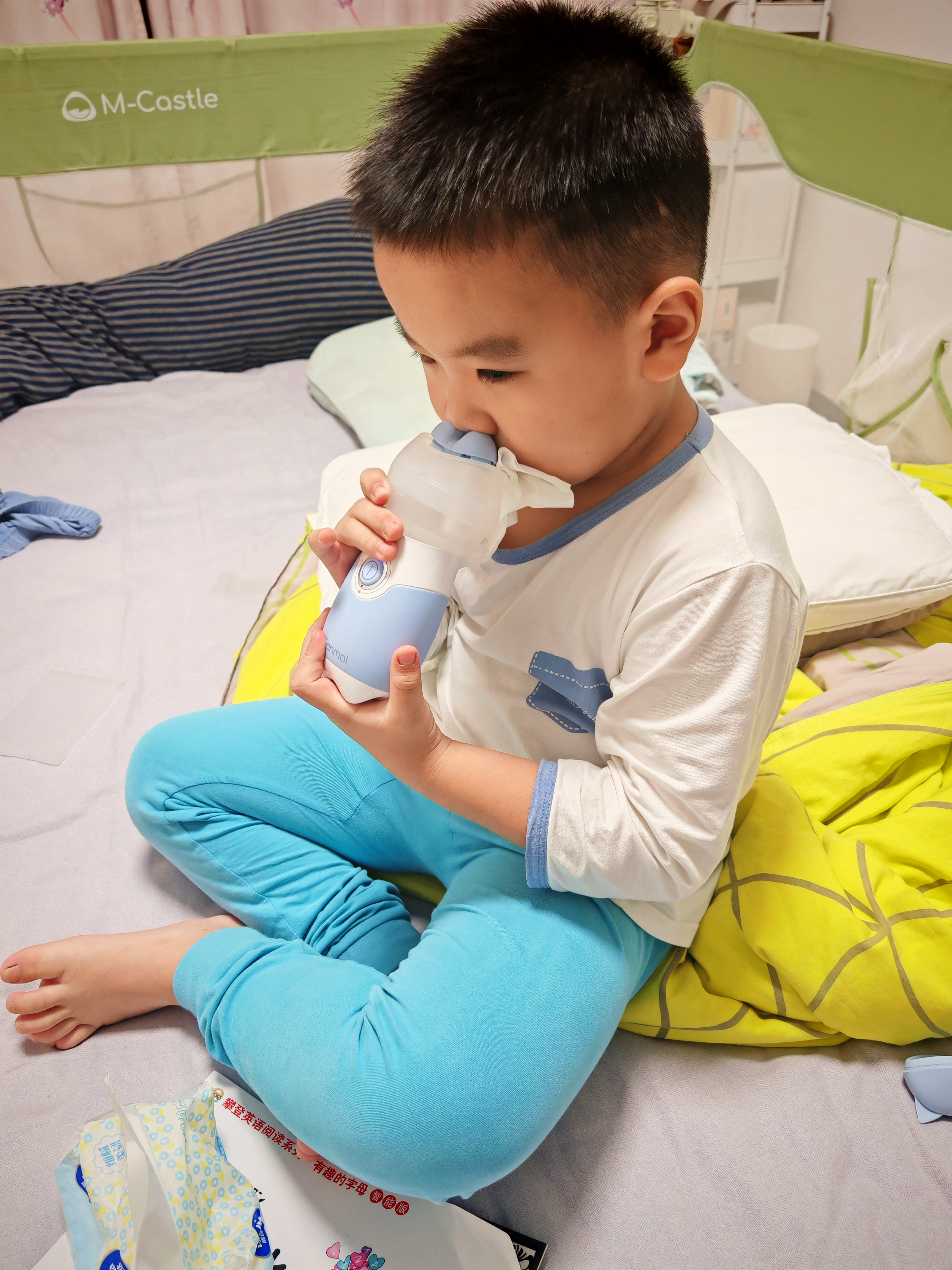 朔茂洗鼻器 儿童专用电动喷雾冲洗器雾化花粉过敏性鼻炎成人MFNI-06ED 实拍图