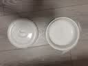 拜杰陶瓷蒸饭碗蒸菜碗蒸蛋碗带盖家用鸡蛋羹隔水蒸纯白蒸碗炖盅5寸 实拍图