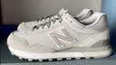 NEW BALANCE NB官方秋季通勤轻便女鞋简约潮流舒适复古百搭休闲运动鞋515系列 云母灰 WL515CSB 38 （脚长24.5cm) 实拍图