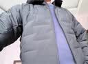 优衣库PUFFTECH空气棉服连帽外套男装女装莫雷加德同款夹克478268 478268/09黑色 L 实拍图