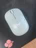 罗技（Logitech）M221 轻音鼠标 无线鼠标 办公鼠标 对称鼠标 带无线微型接收器 薄荷绿 实拍图