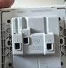 德力西（DELIXI）开关插座面板 CD815系列 10A斜五孔插座 QSE86ZS/3 实拍图