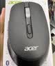宏碁（acer）鼠标 无线蓝牙双模鼠标 type-c充电 便携办公鼠标 人体工程学设计 黑色OMR335 实拍图