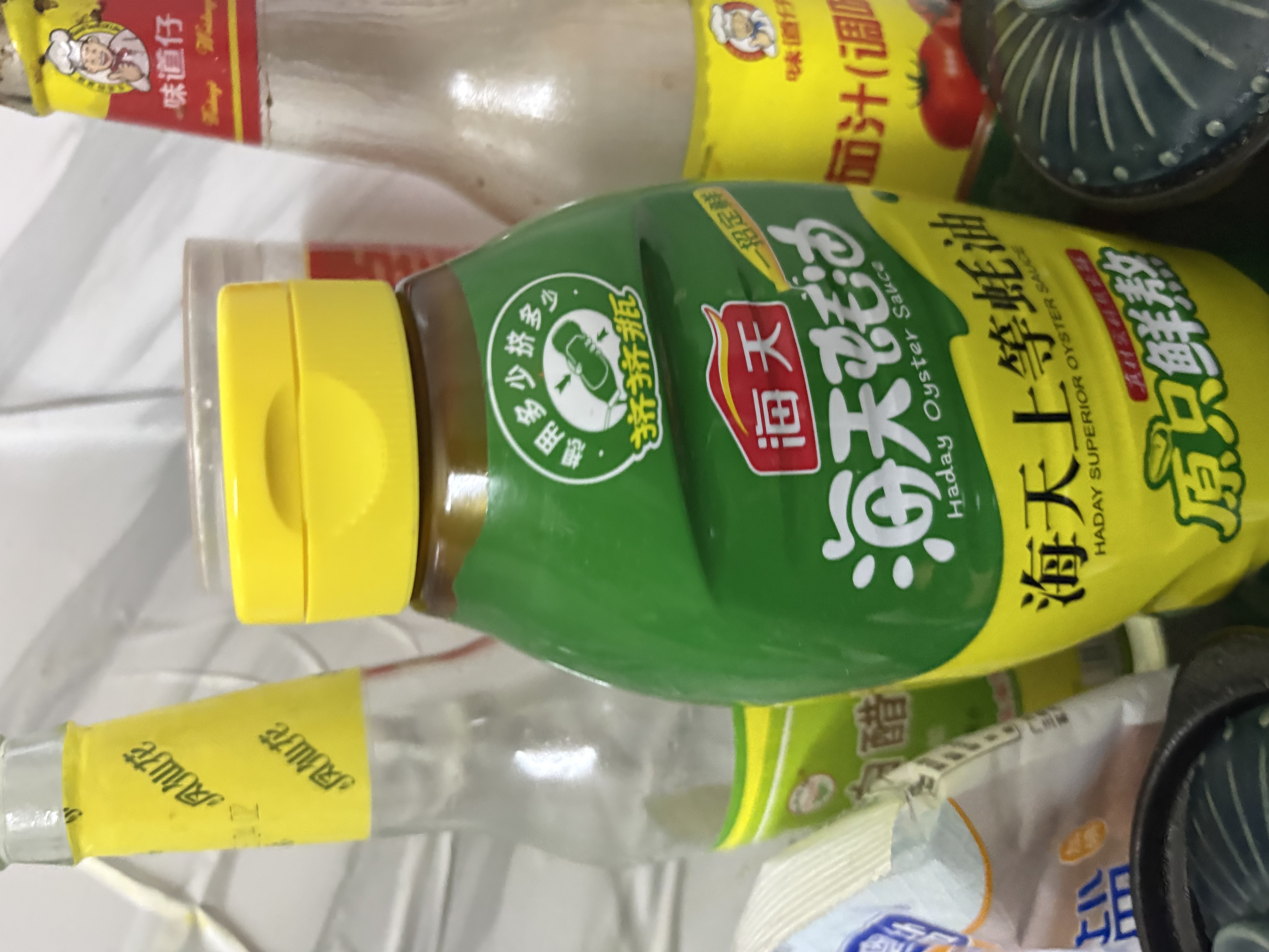 海天蚝油1kg 上等耗油调料 挤挤装 上色提鲜增香 家用调料 点蘸捞拌 实拍图