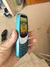 诺基亚（NOKIA）3210 4G 移动联通电信广电全网通 2.4英寸双卡双待 直板按键学生功能机备用手机 蓝色 实拍图