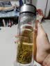 【京东物流配送】高硼硅双层玻璃杯大容量泡茶杯水杯子茶水分离杯 【双层加厚】茶杯350ml1只 实拍图