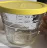拜杰耐热带刻度加厚钢化牛奶杯量杯500ml 可微波早餐杯带盖烘焙工具 实拍图