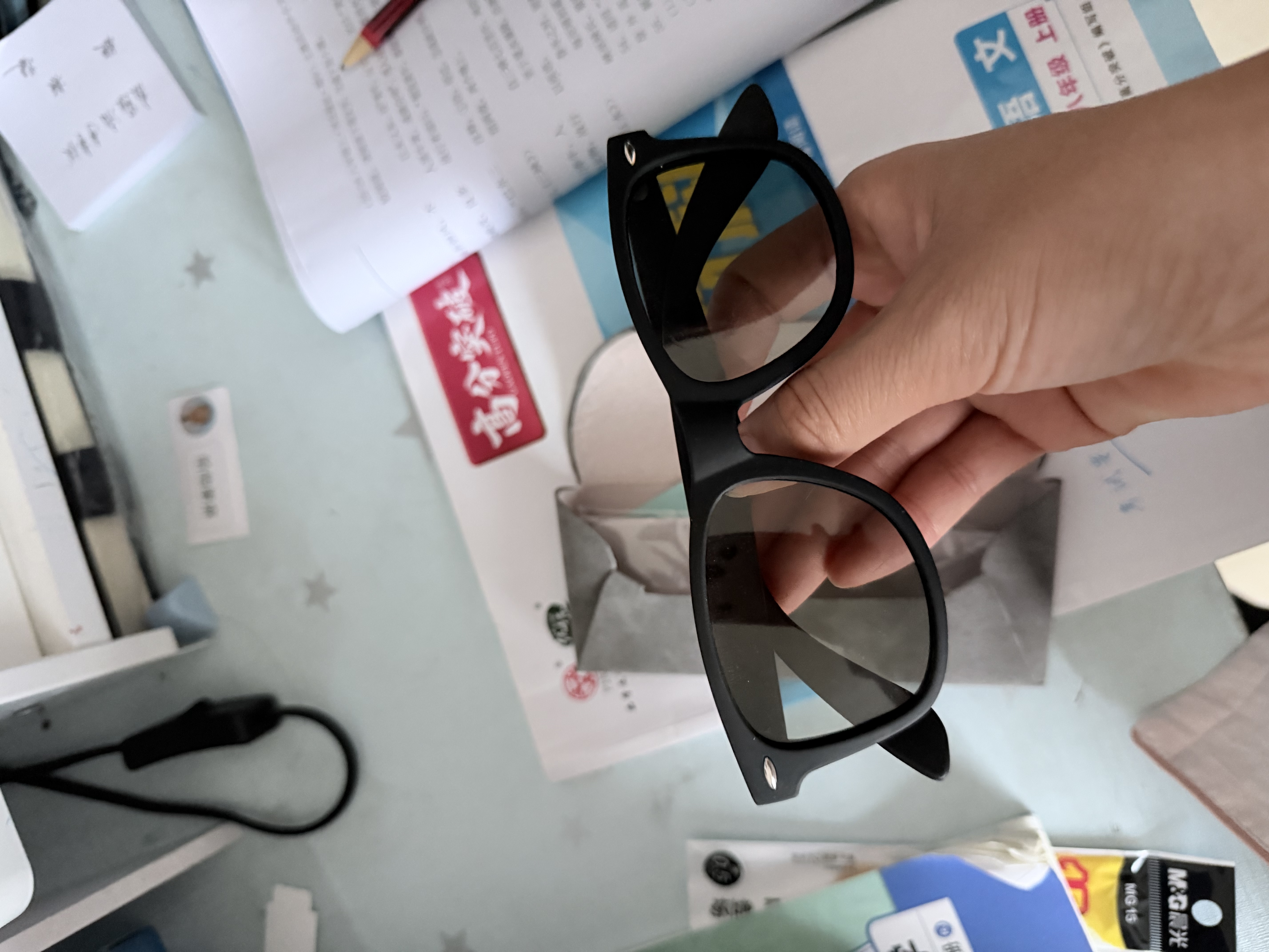 恋上 3D眼镜电影院不闪式偏振3d被动式圆偏光电视reald眼镜 3D款 实拍图