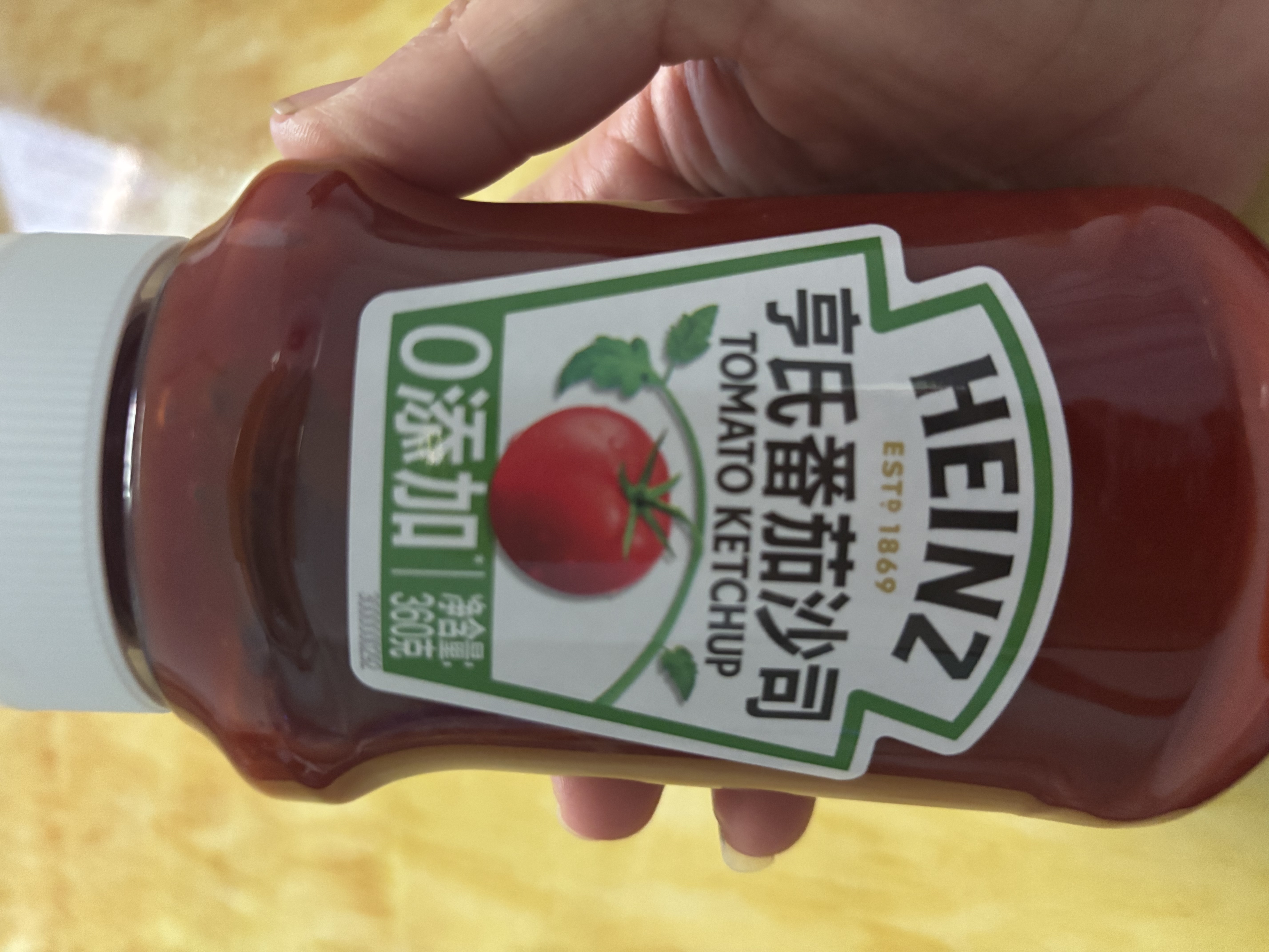 亨氏（Heinz）番茄酱 挤压瓶倒置装番茄沙司360g[0添加防腐剂/色素*]意面薯条酱 实拍图