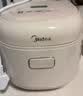 美的（Midea）小碧玉电饭煲小型1-2-3-4人0氟含钛陶瓷白玉釜家用3升快速饭煲汤粥智能预约多功能电饭锅RE360 实拍图
