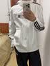 adidas通勤百搭经典休闲运动连帽夹克外套男女春夏阿迪达斯三叶草 亮白   XS 实拍图