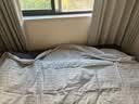 无印良品100%纯棉床上四件套全棉床单四件套 被套200*230cm 深灰速写条纹 实拍图