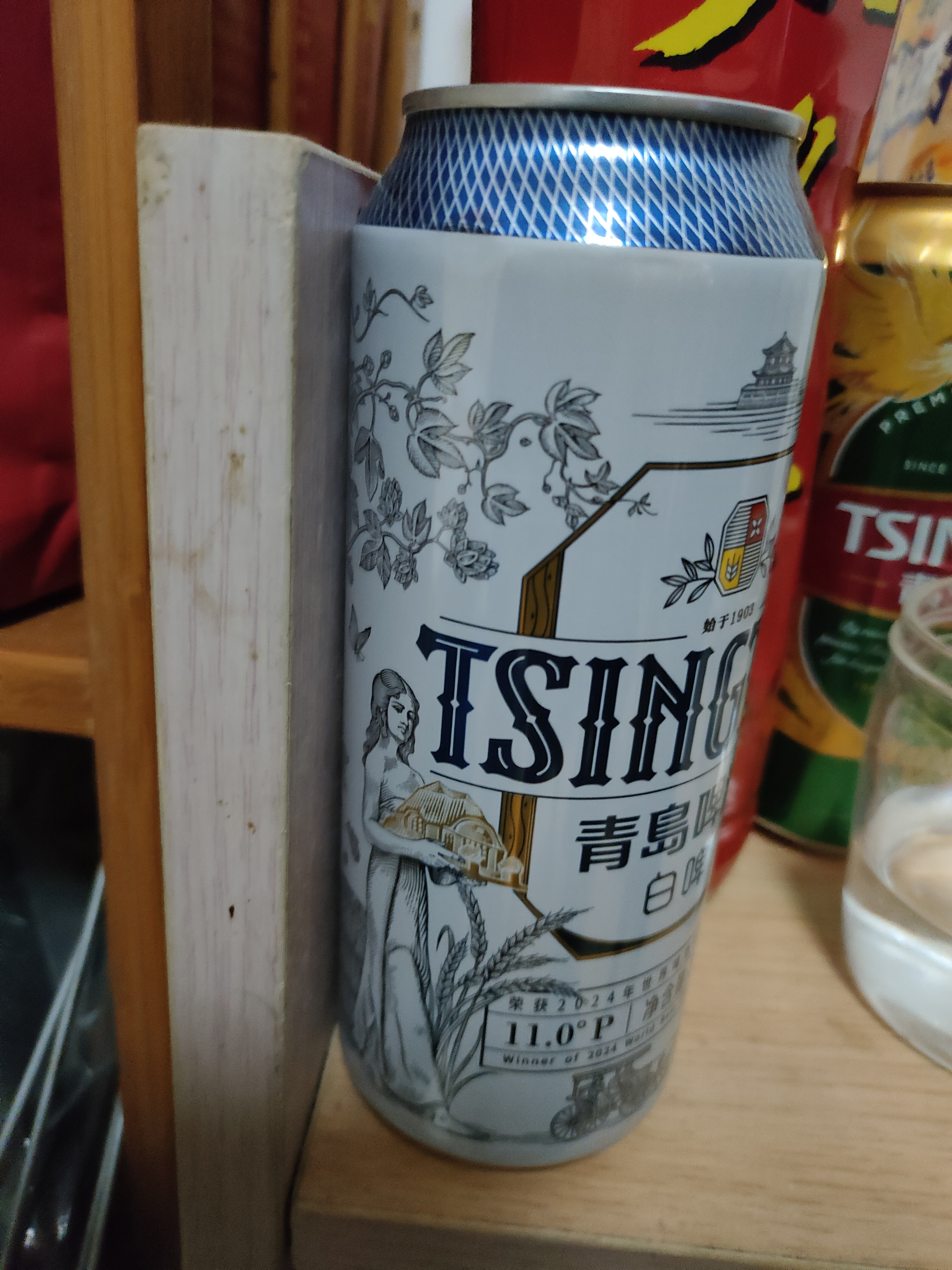 青岛啤酒（TsingTao）经典550ml*18罐+精酿白啤500ml*3罐 整箱装 国庆出游 实拍图