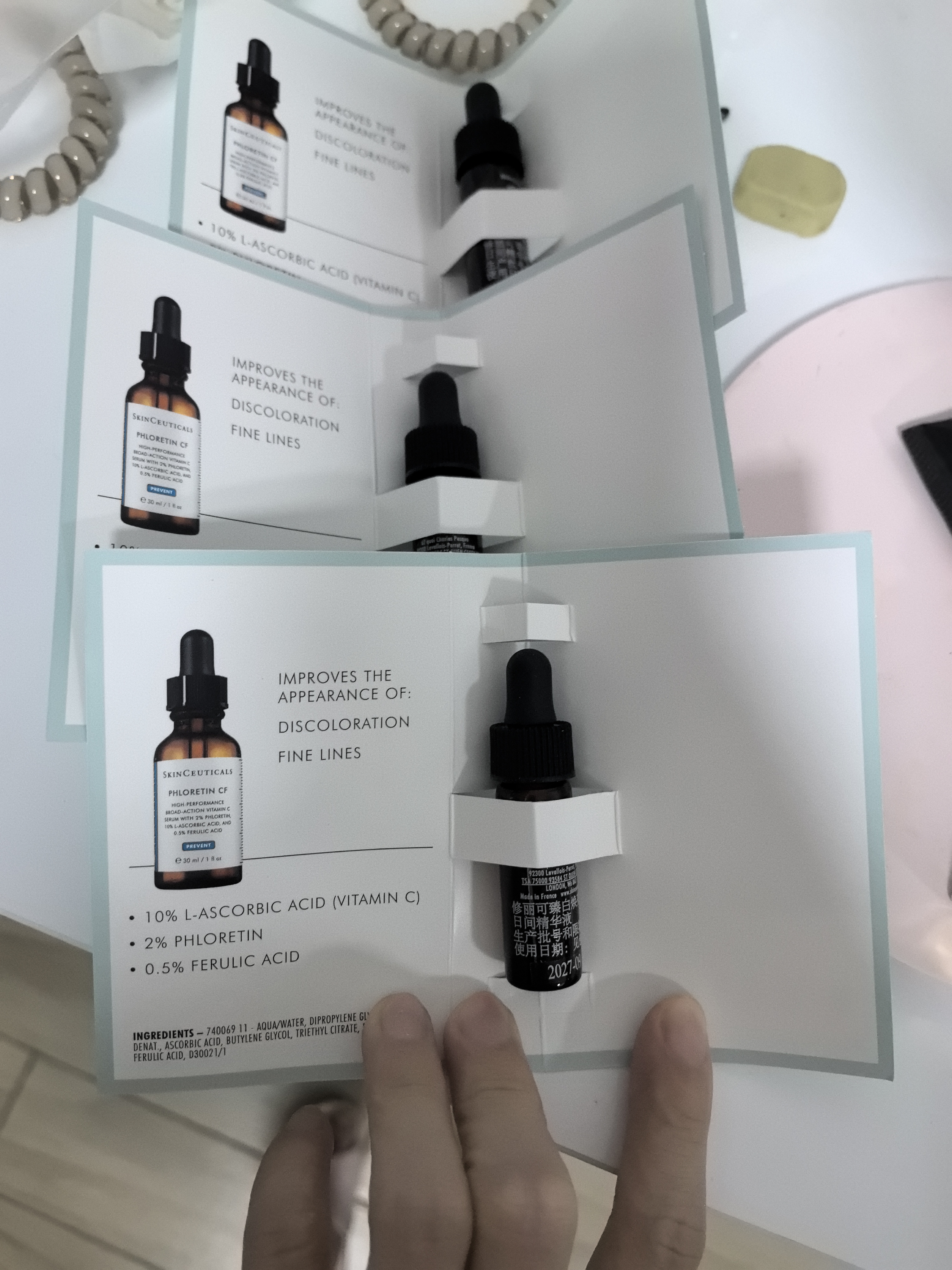 修丽可臻白焕亮日间抗氧CF精华4ml*3【临期清仓】 实拍图