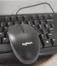 罗技（Logitech）MK120 键鼠套装 有线键鼠套装 办公键鼠套装 电脑键盘 USB即插即用 全尺寸 黑色 实拍图