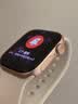 Apple/苹果/苹果 Watch S11 智能手表GPS款42毫米玫瑰金色铝金属表壳淡桃粉色运动型表带S/M MEUN4CH/B 实拍图