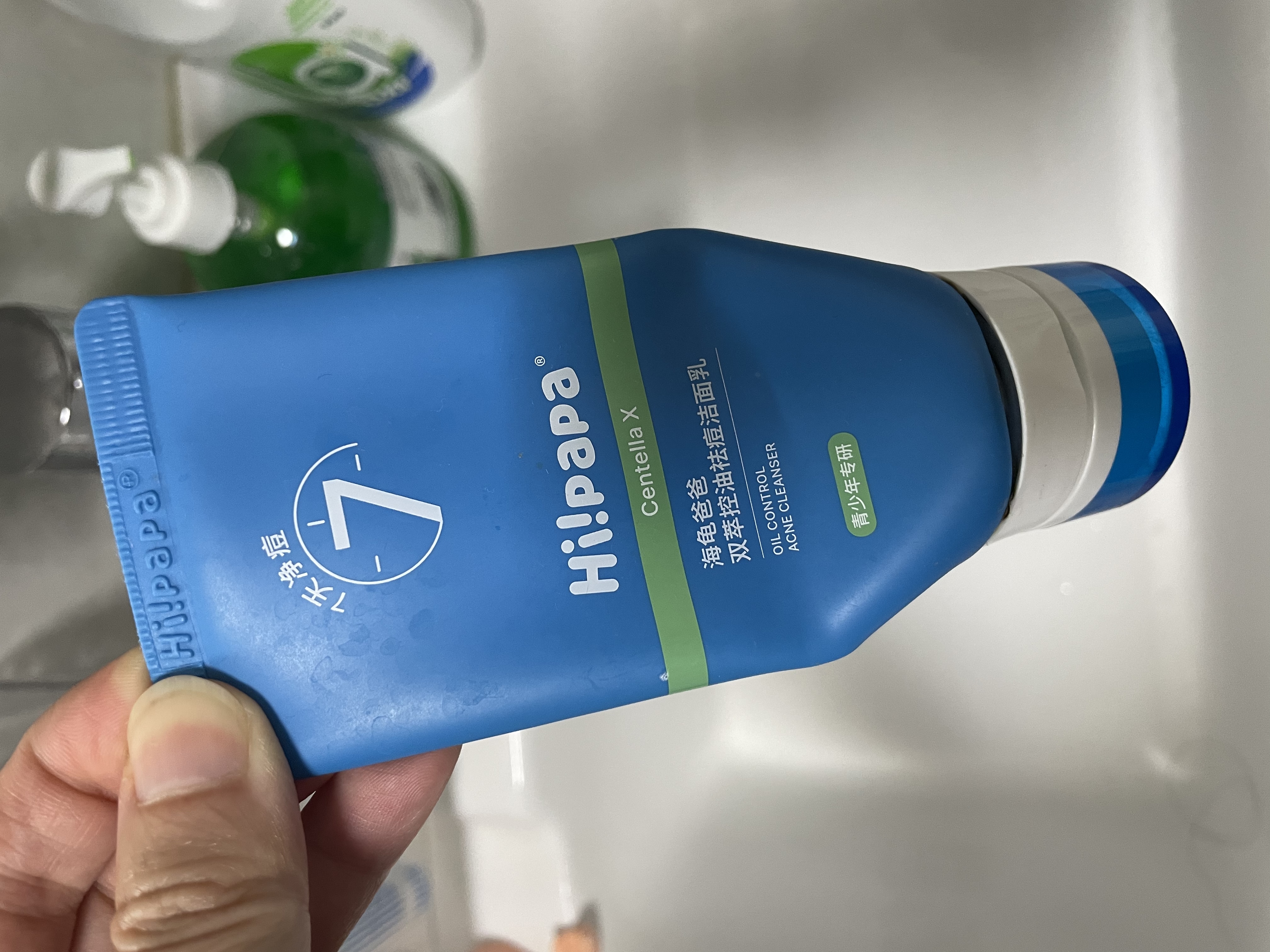 海龟爸爸青少年洗面奶专用祛痘青春期护肤品洗面奶80g 实拍图