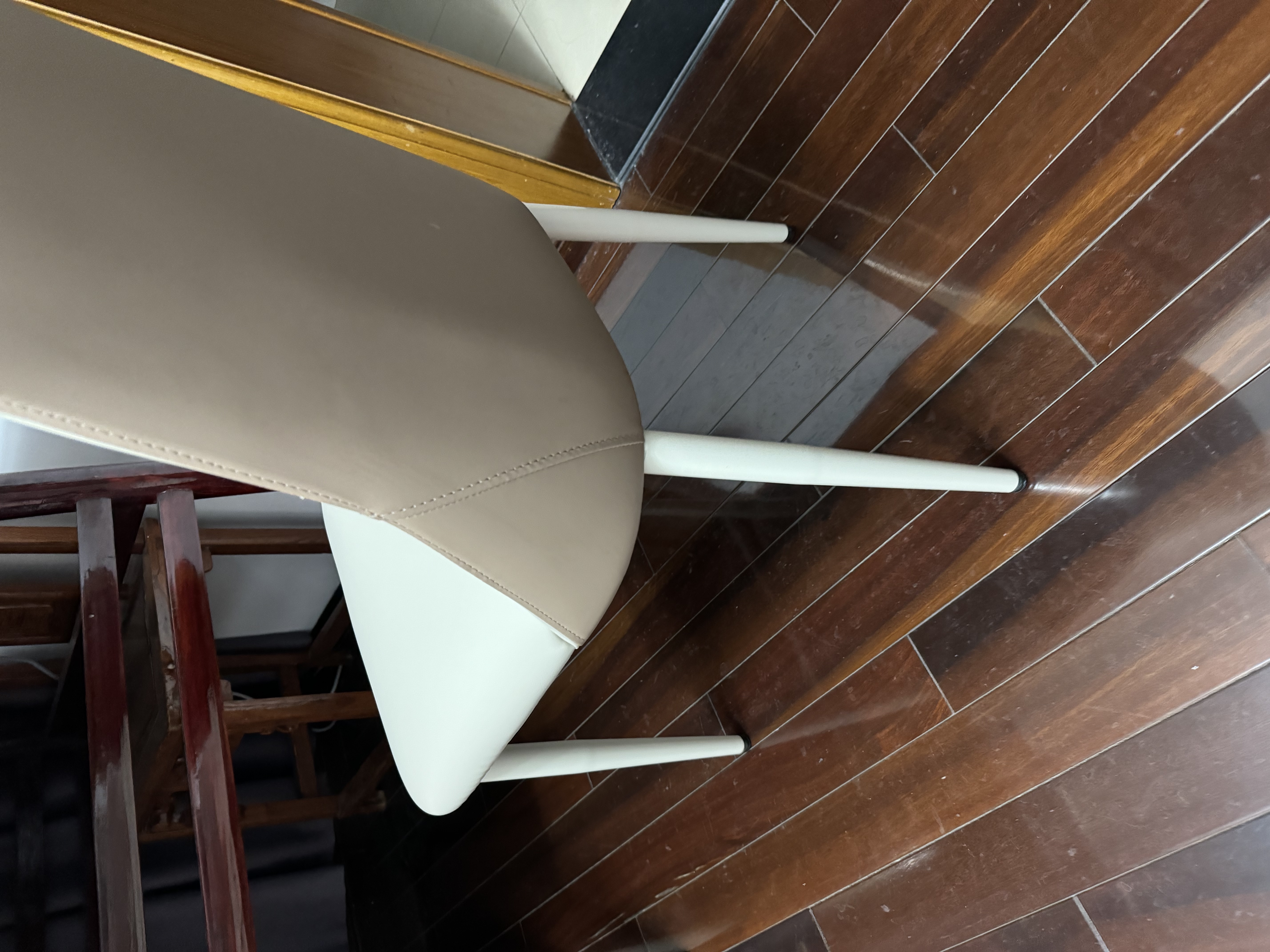 林氏家居轻奢高级家用靠背椅餐厅餐桌椅凳2025新款餐凳LH333S5满额赠 实拍图