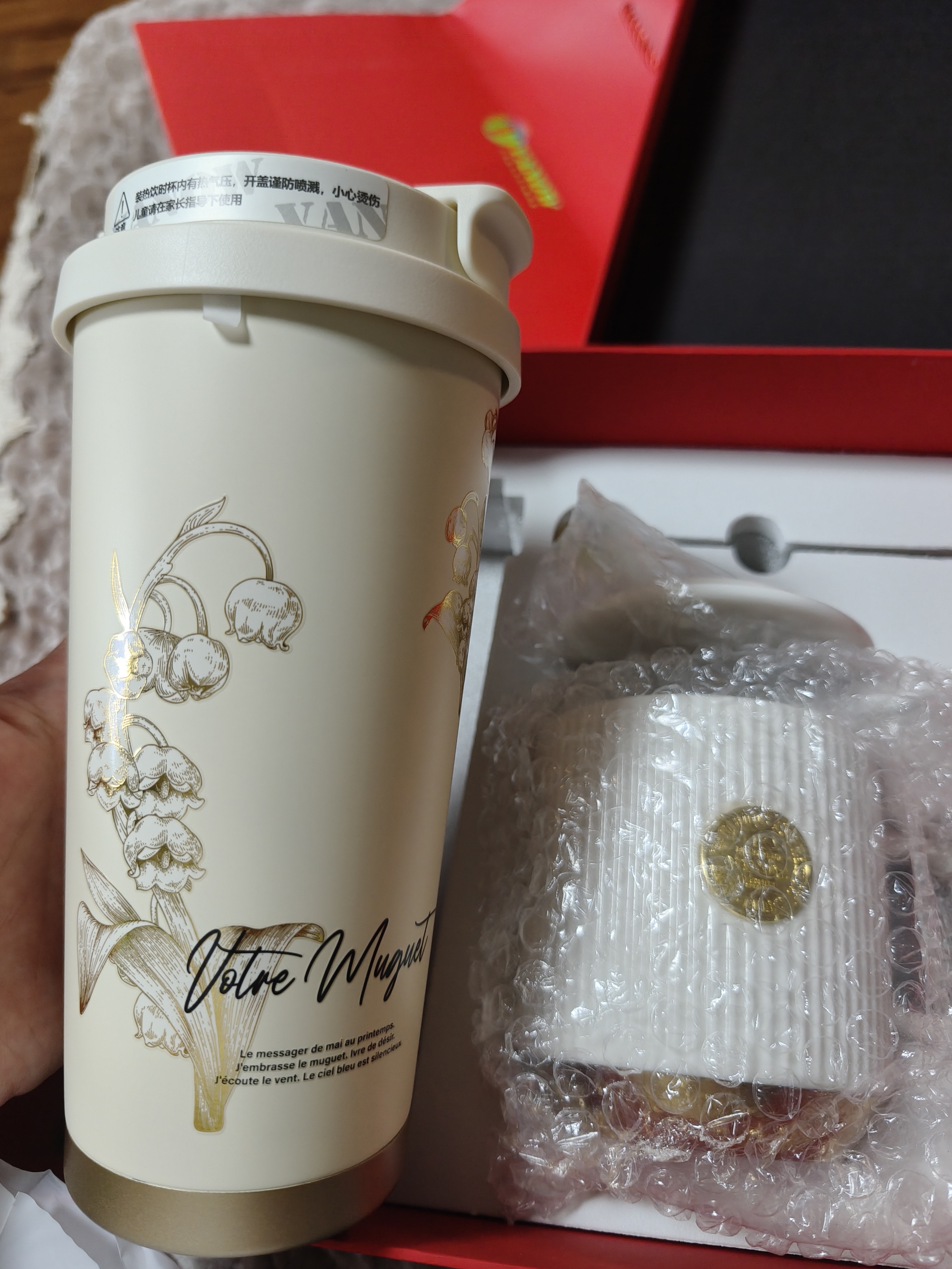 Vanow保温杯咖啡杯女生高颜值企业团购定制教师节送老师礼物水杯子 实拍图