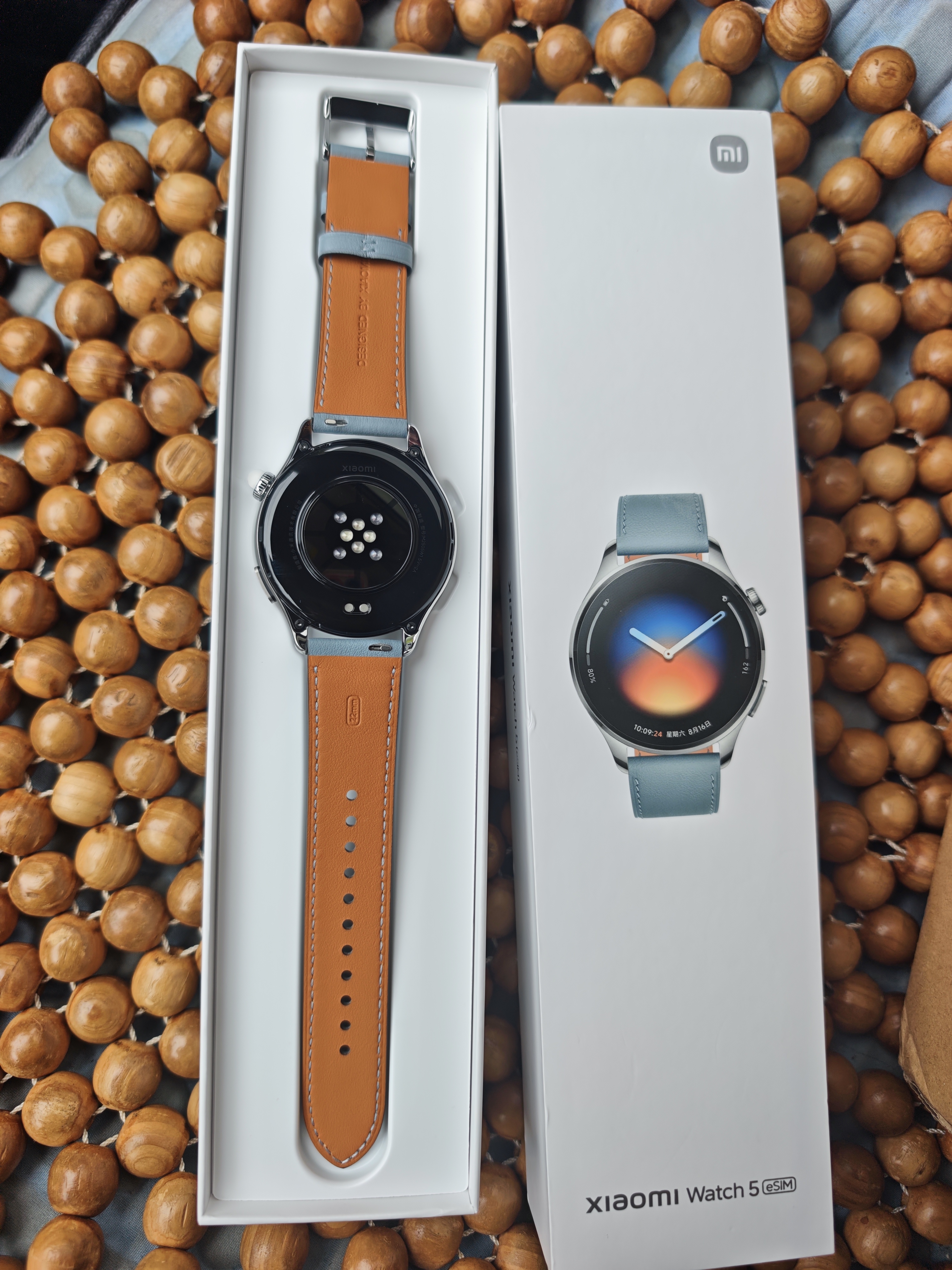 小米（MI）Xiaomi Watch 5 eSIM 全智能旗舰手表 智能手势控制健身房模式心脏健康柔雾蓝 独立通话 送男女 实拍图