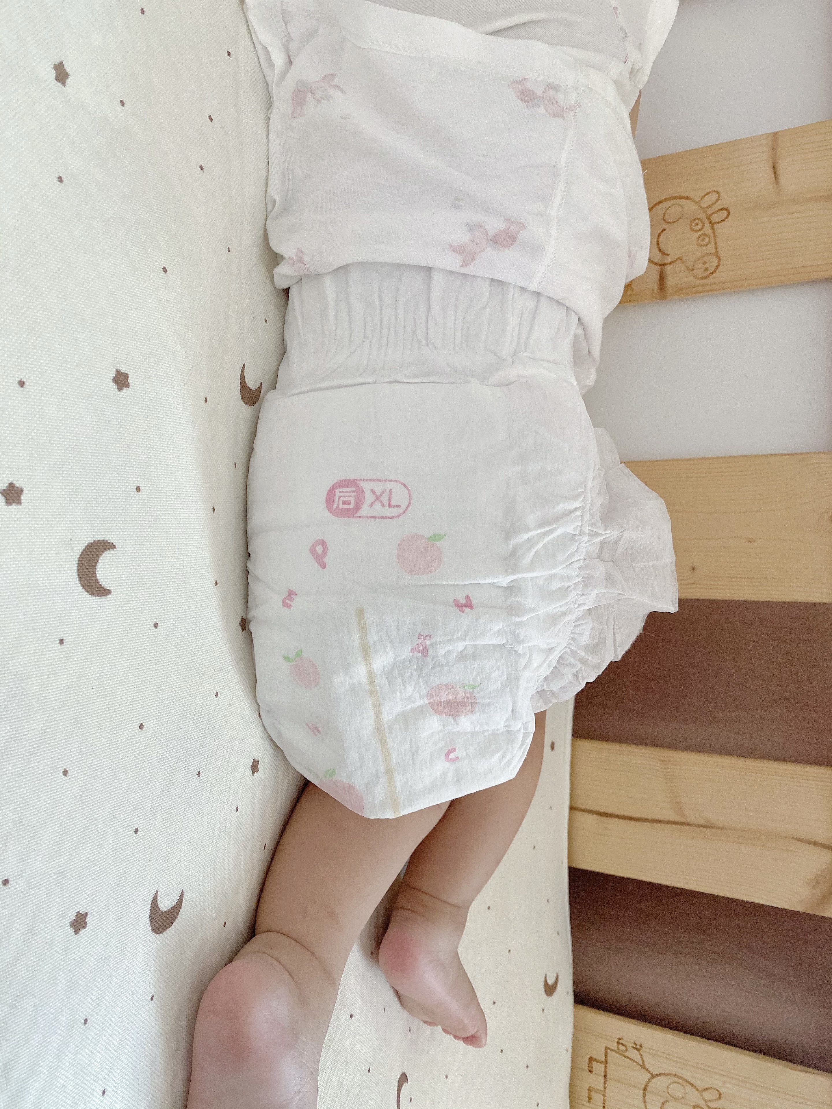 好奇（Huggies）铂金装小桃裤纸尿裤XL96片(12-17kg)加大号尿不湿【散热口碑王】 实拍图