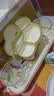 COOKSS宝宝餐盘硅胶学吃饭分格儿童餐具辅食碗餐盘带吸盘 双拼绿 实拍图