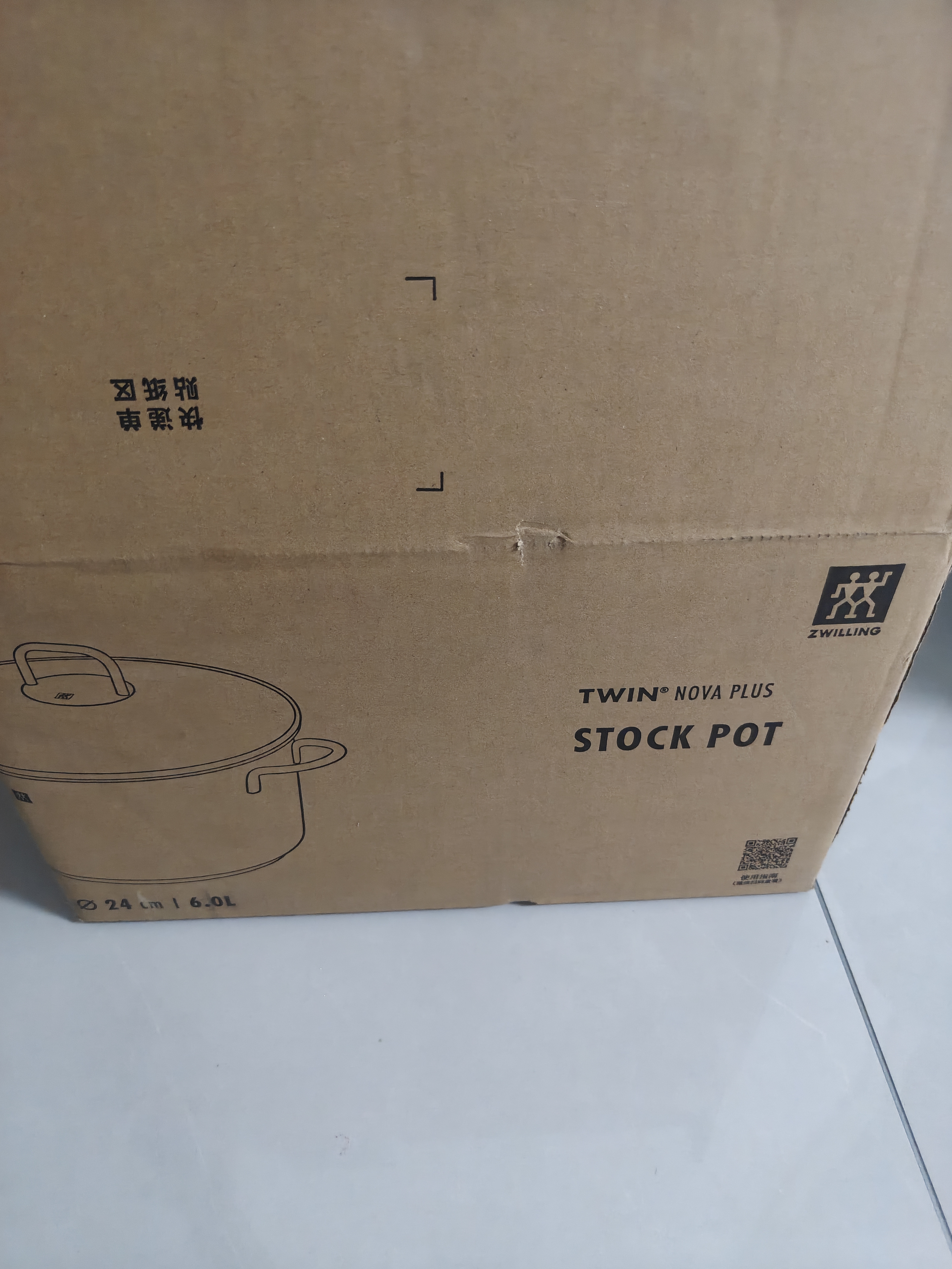 双立人（ZWILLING）汤锅不锈钢燃气灶电磁炉通用蒸锅双耳炖煮锅煲汤锅24cm可进洗碗机 实拍图