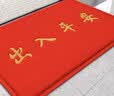 迪茵（DIYIN）出入平安门垫红色50*70cm 入户门地垫门口脚垫丝圈迎宾防滑垫 实拍图