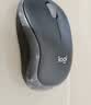 罗技（Logitech）M185鼠标 无线鼠标 办公鼠标 对称鼠标 黑色灰边 带无线2.4G接收器 实拍图