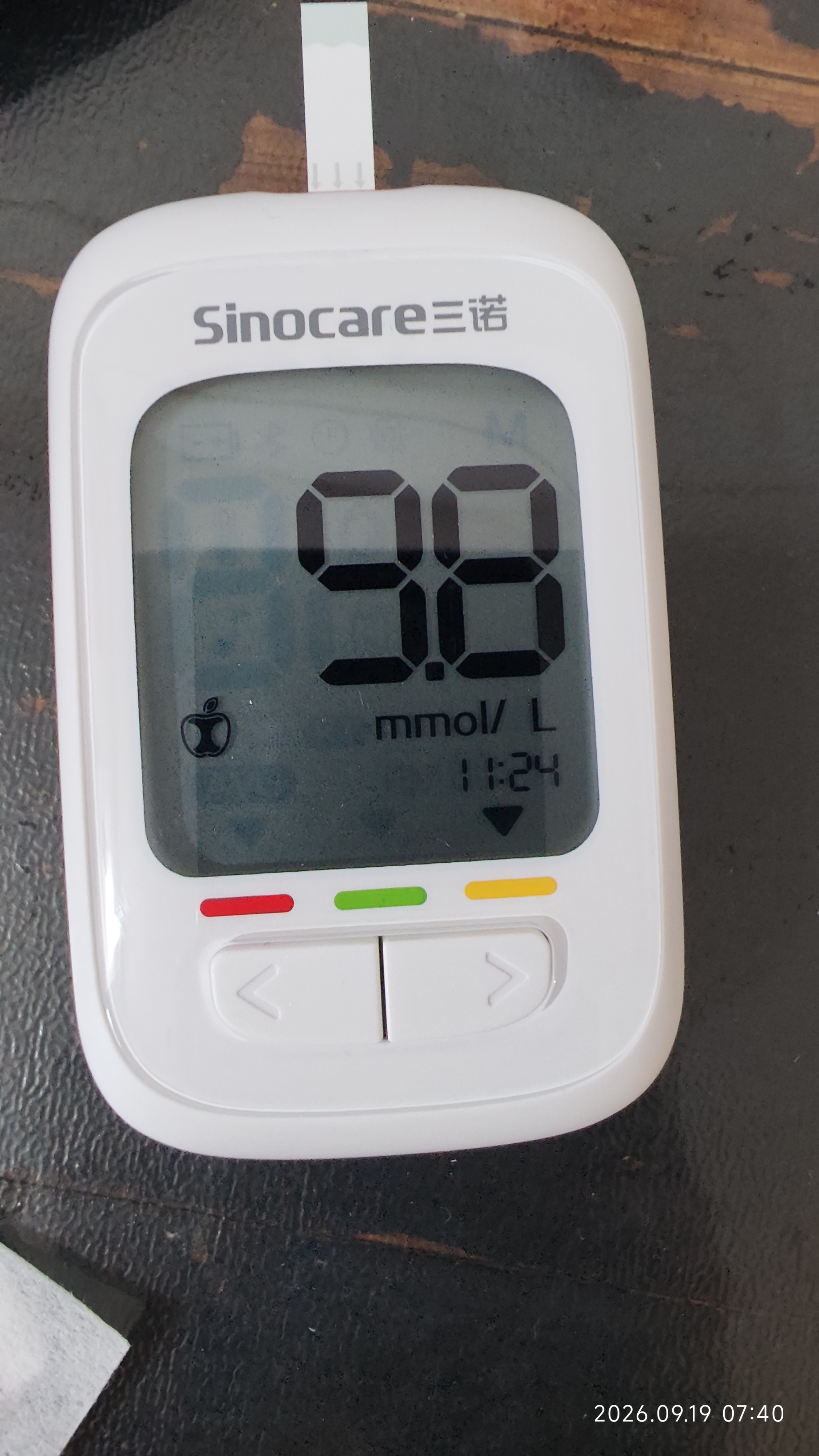 三诺优佳血糖仪家用指尖血糖检测仪测量医用级精准 (仪器+100支试纸) 实拍图