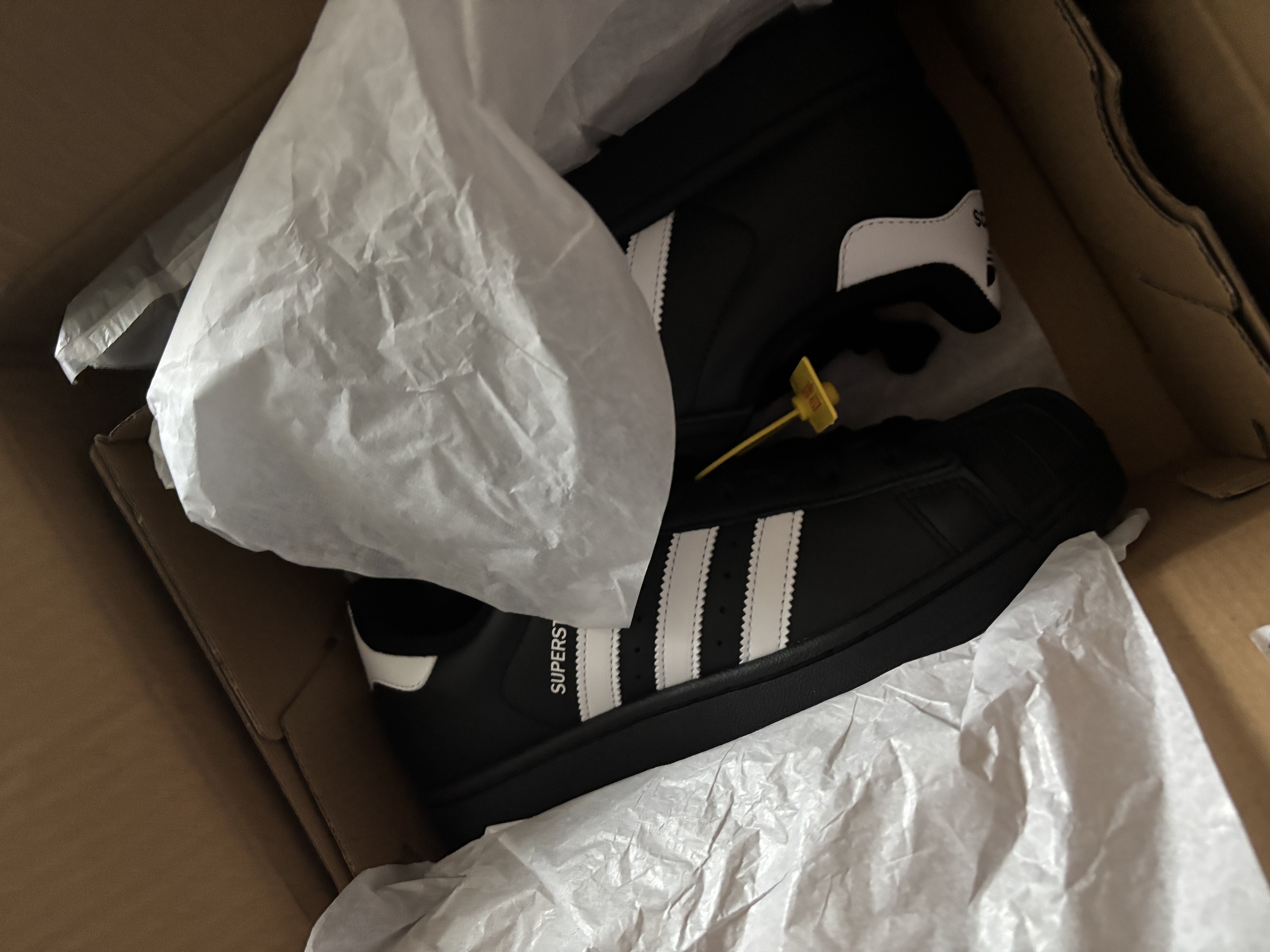 阿迪达斯（adidas）adidas三叶草贝壳头SUPERSTARII男女休闲鞋 JI0079 40.5码 实拍图