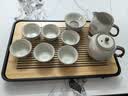 初伍汝窑功夫茶具套装家用陶瓷茶壶茶杯开片可养办公室高档泡茶具整套 实拍图