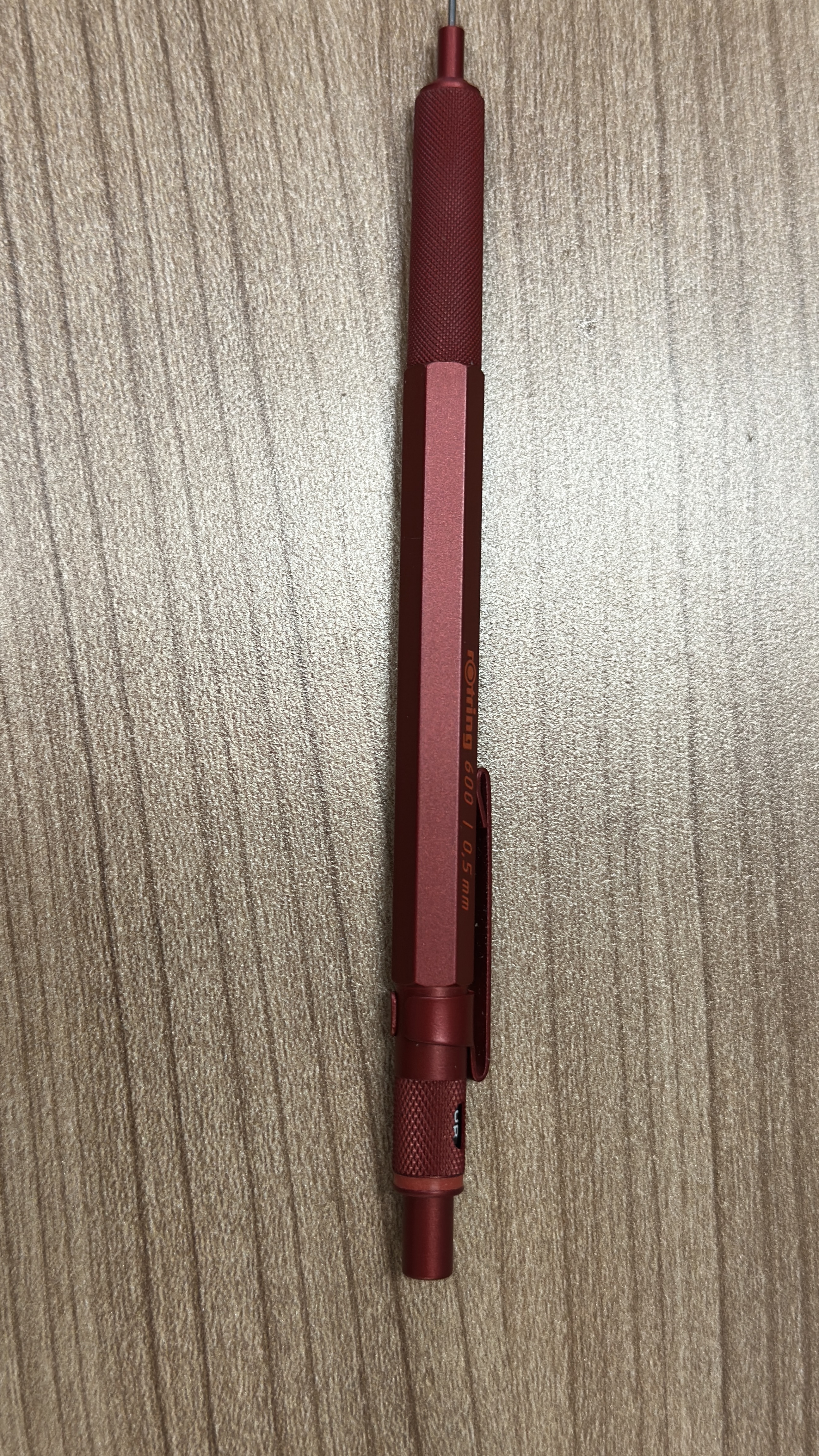 红环（rotring）自动铅笔 600系列 0.5MM 红色单支装 德国高颜值专业绘图笔 实拍图
