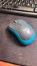 罗技（Logitech）M185鼠标 无线鼠标 办公鼠标 对称鼠标 黑色蓝边 带无线2.4G接收器 实拍图