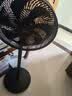 格力（GREE）电风扇家用落地扇客厅低噪省电七叶大风量落地风扇节能摇头立式办公宿舍床头空气循环扇电扇 【黑色】七叶强风 14吋升级加大 35X65h7 实拍图