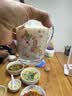 欣美雅（xinmeiya）钢化玻璃杯儿童早餐杯耐热可微波加热牛奶杯卡通带刻度杯子 钢化可微波/新款独角兽（满杯320ml） 钢化玻璃材质 实拍图