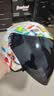 坦克（Tanked Racing）摩托车头盔3C四分之三盔T536四季防风B.Duck电动车安全帽男女 白色摩登【童趣】【彩色镜片+透明镜片】 M（建议头围53-56cm） 实拍图