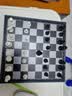友邦（UB） 国际象棋黑白色磁性可折叠便携培训教学用棋露营(中号) 实拍图