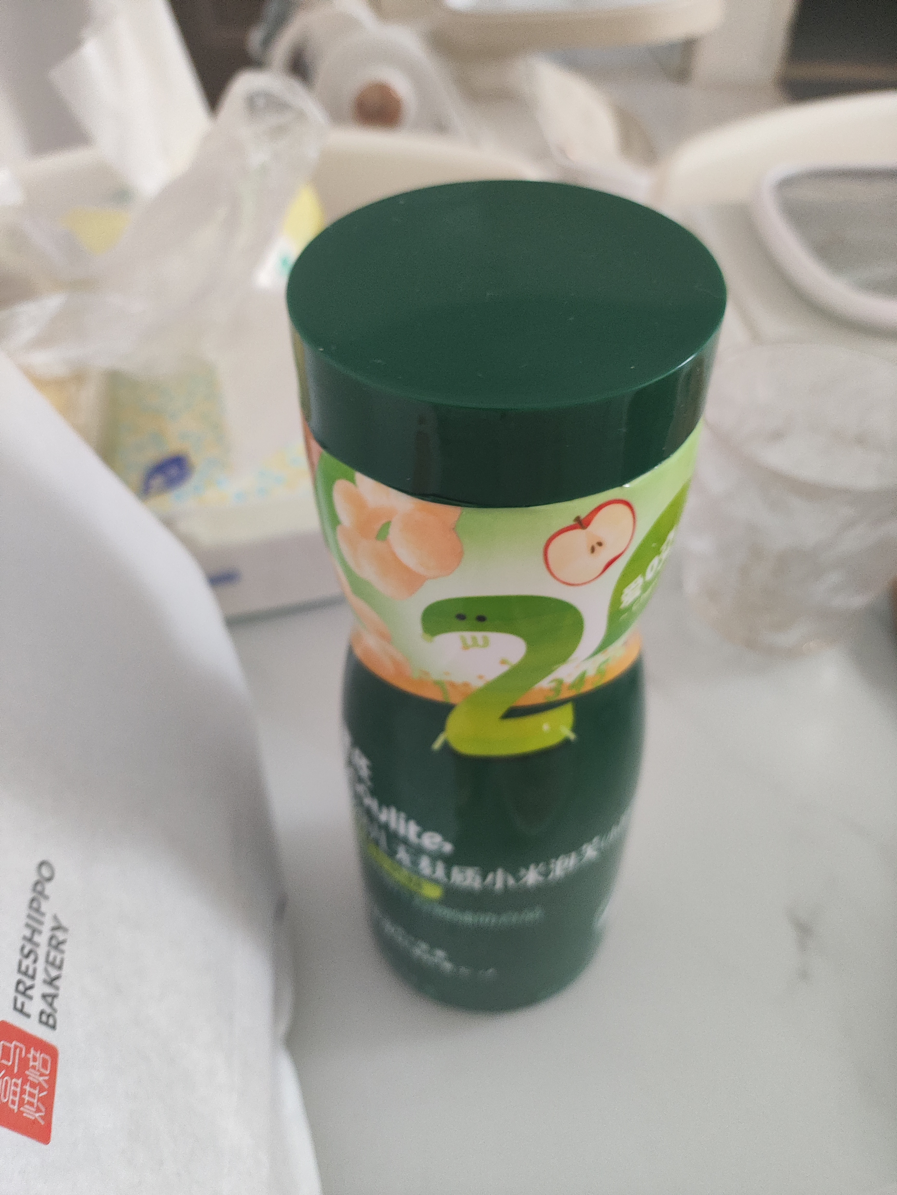 英氏婴幼儿宝宝低敏零食泡芙小米苹果山药无麸质敏宝辅食6个月以上24g 实拍图