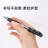 得力（deli）开学必备用品经典款顺滑按动1.0黑色中性笔商务办公笔粗线幅水笔黑笔12支S01-10 实拍图