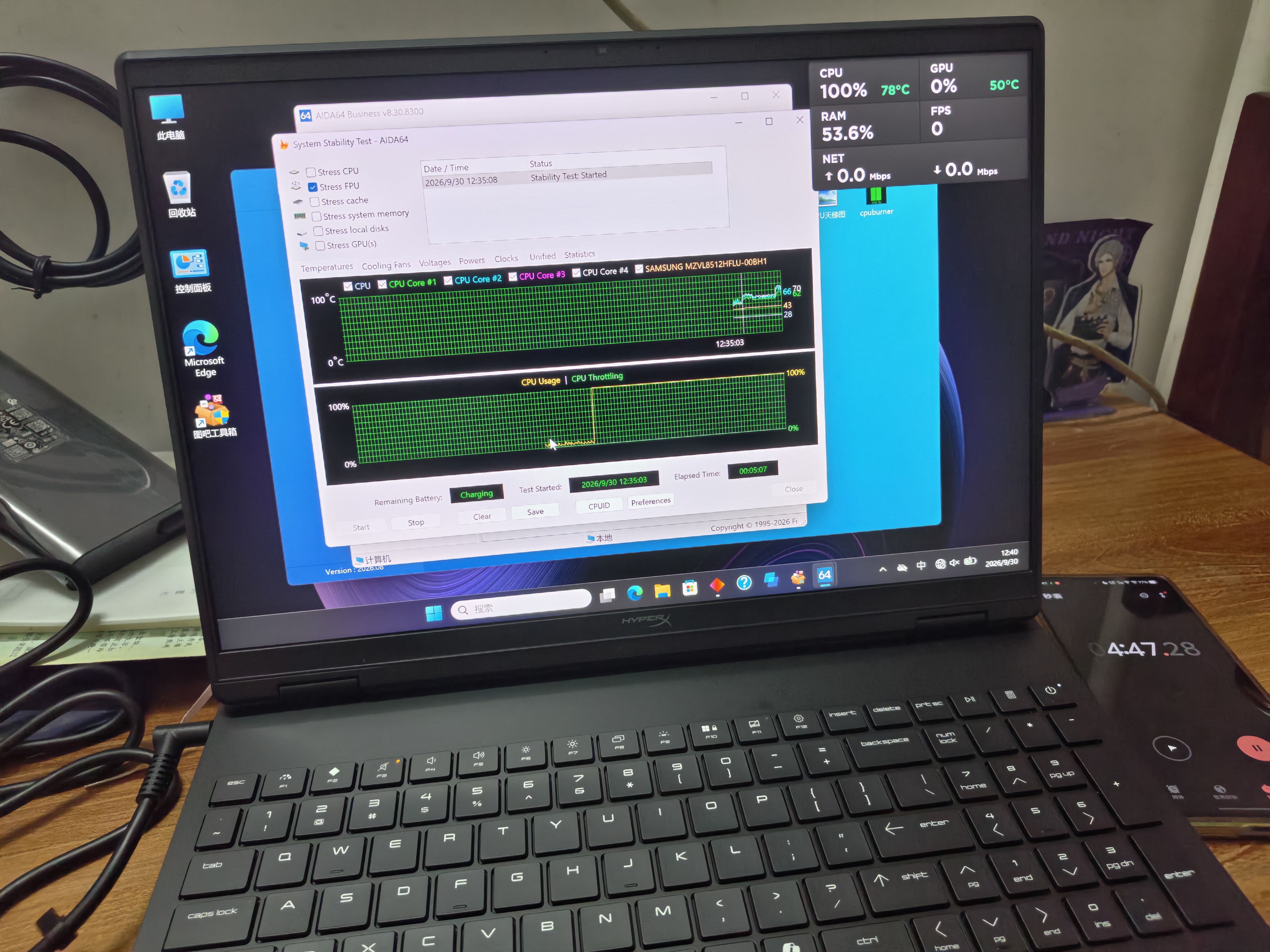 惠普HyperX暗影精灵Pro15 2026年新品15.3英寸暗影精灵11游戏本新品设计电竞高刷超能游戏本AI学生电脑 U7-251HX RTX5050 16G 512G 15.3英寸 实拍图