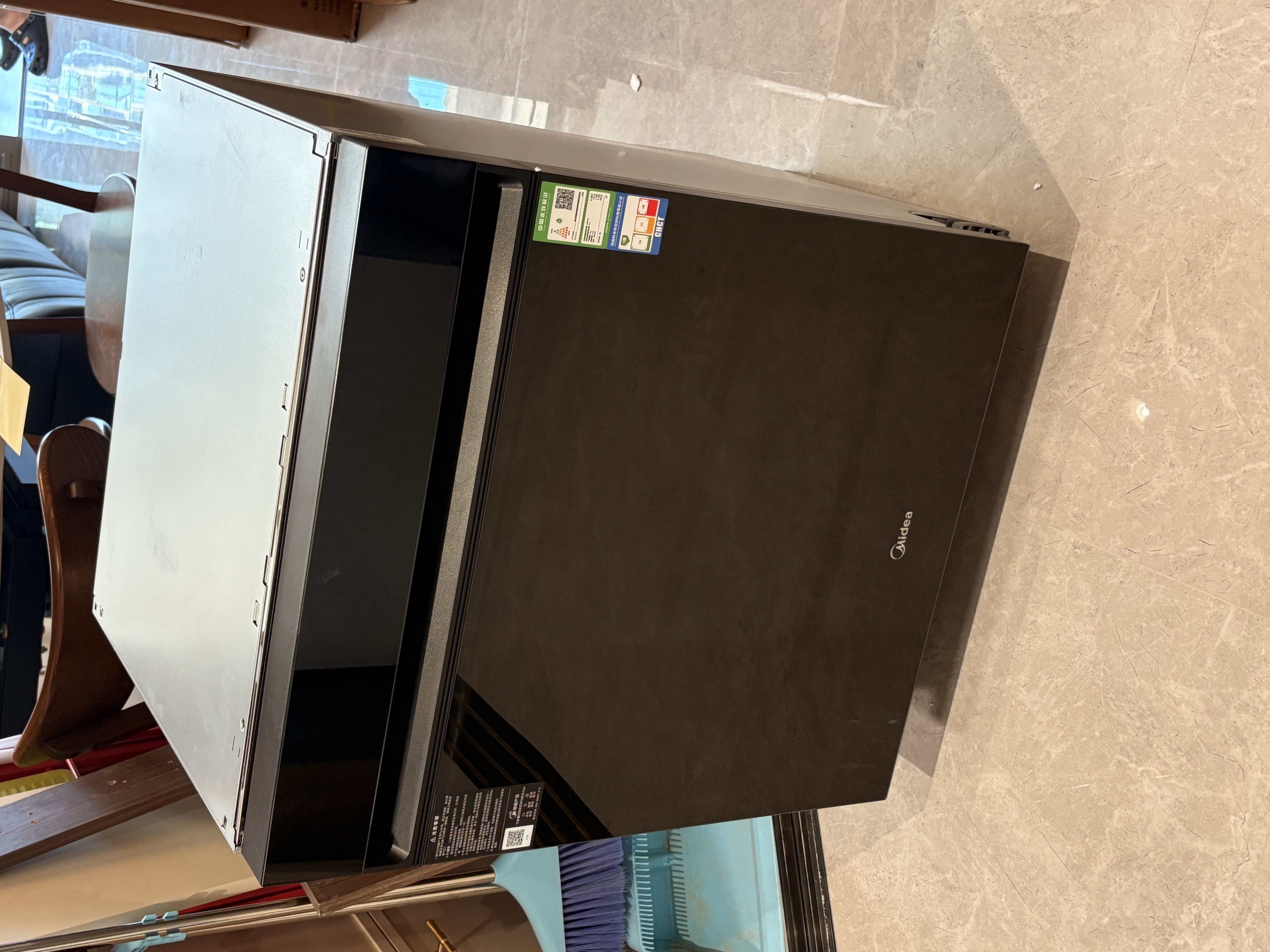 美的（Midea）【小西梅洗碗机X7黑】X6S Max旗舰升级 新国标 洗碗机嵌入式 150升以上万向喷臂 105℃热烘双烘干 实拍图