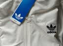 adidas通勤百搭经典休闲运动连帽夹克早秋外套男女阿迪达斯三叶草 亮白   XS 实拍图