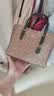 蔻驰（COACH）【品牌直供】女士MOLLIE25中号斜挎托特包卡其棕CV965礼物次日达 实拍图
