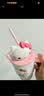 三丽鸥（SANRIO）HelloKitty公仔背带保温杯316不锈钢吸管皮套上学女生日礼物560ml 实拍图