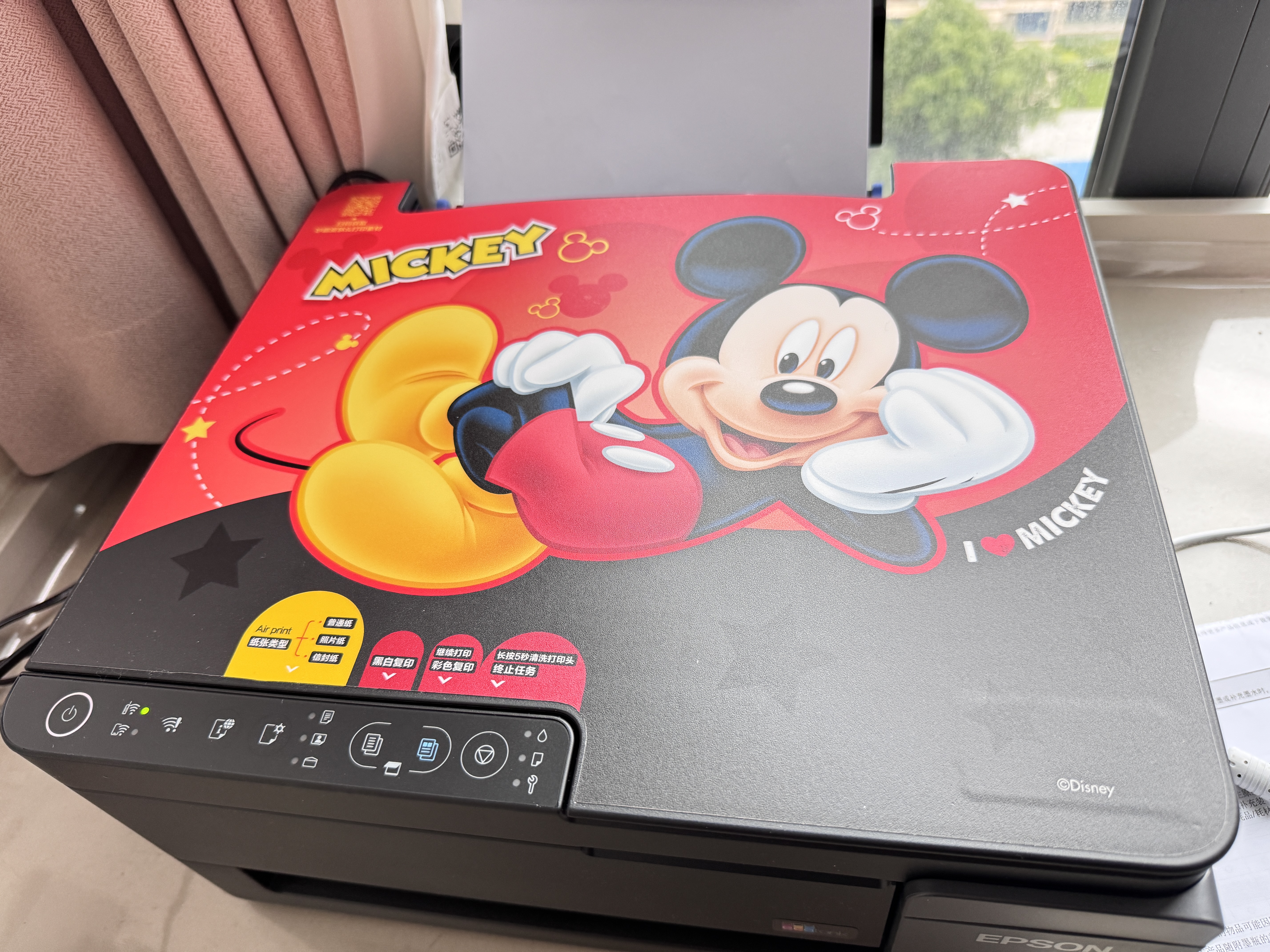 爱普生（EPSON）【6代新品】L3353墨仓式彩色家用AI学习打印机 L3251/L3255升级版(打印复印扫描 微信/无线 黑色） 实拍图