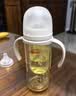 贝亲（Pigeon）自然离乳 PPSU重力球吸管双把手奶瓶 330mL 12月+ AA253 实拍图