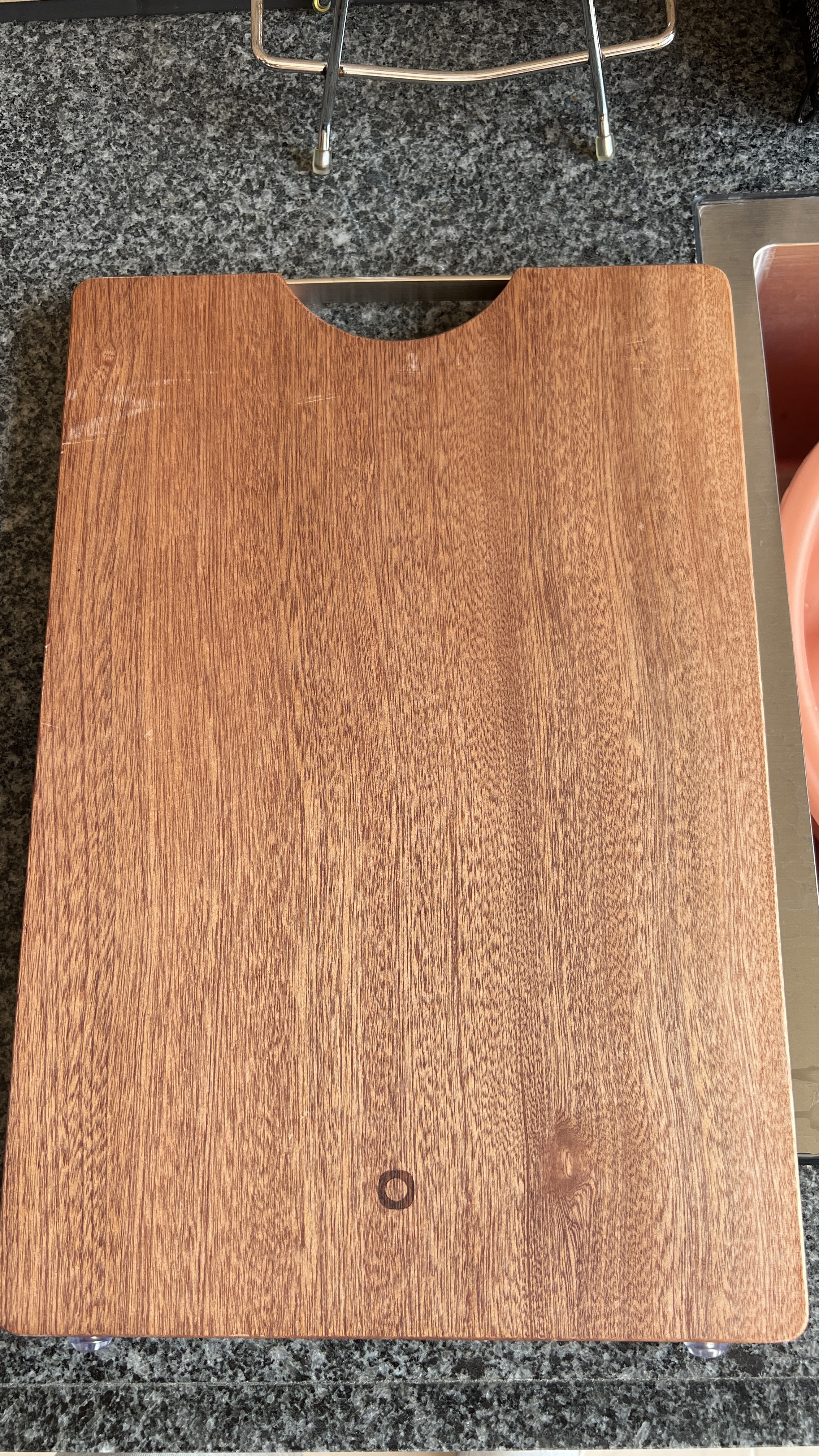 京东京造 菜板 砧案板切菜家用双面实木抗菌 【乌檀整木】40*27*2.5cm 实拍图