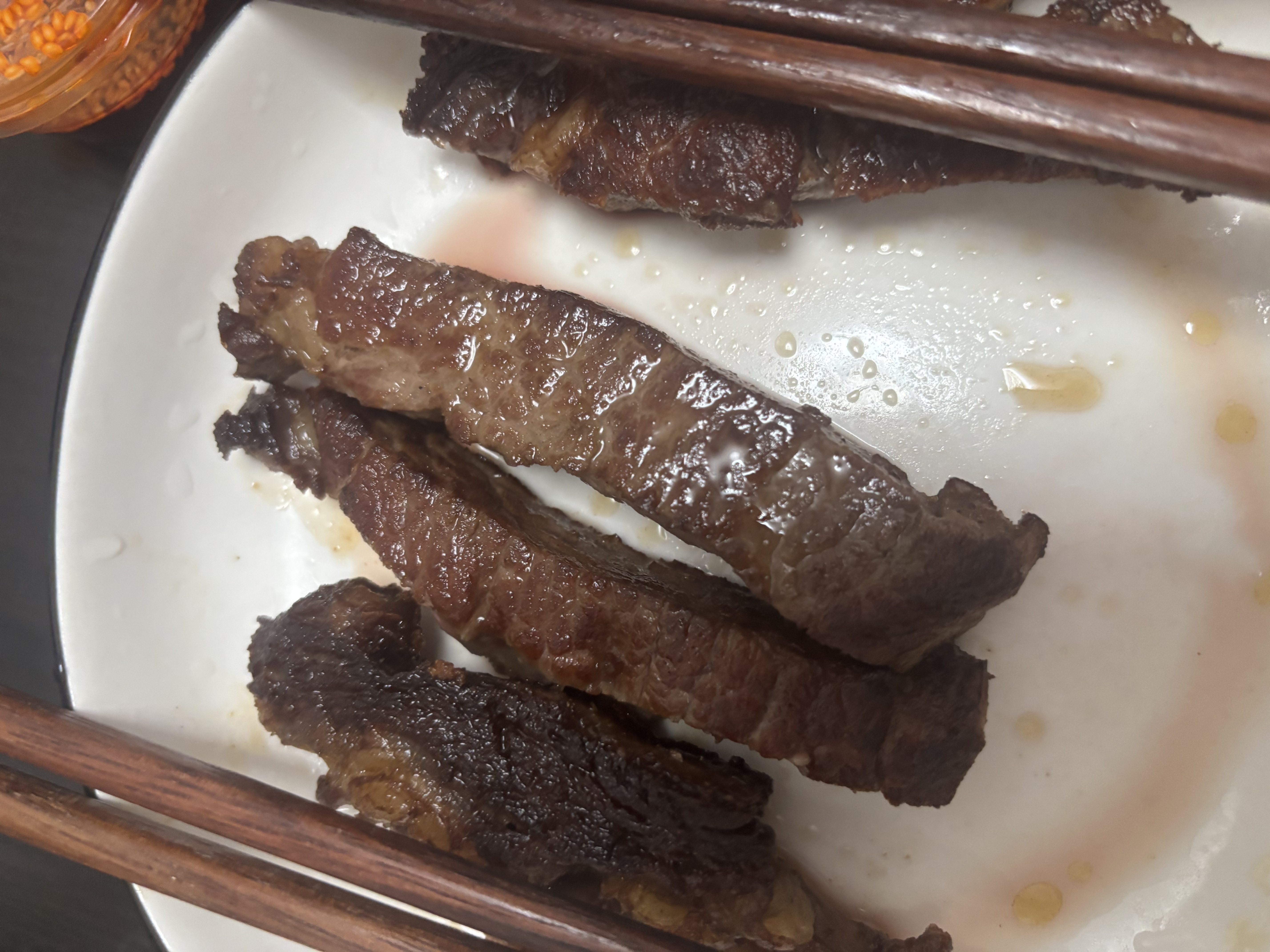 鲜京采惠选 南美Minerva草饲原切眼肉牛排1kg 2.5cm厚切 减脂健身中秋 实拍图