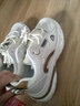 回力断码真皮运动鞋女2025秋季新款大码女鞋41一43防滑软底老爹鞋 米色双网 41 实拍图